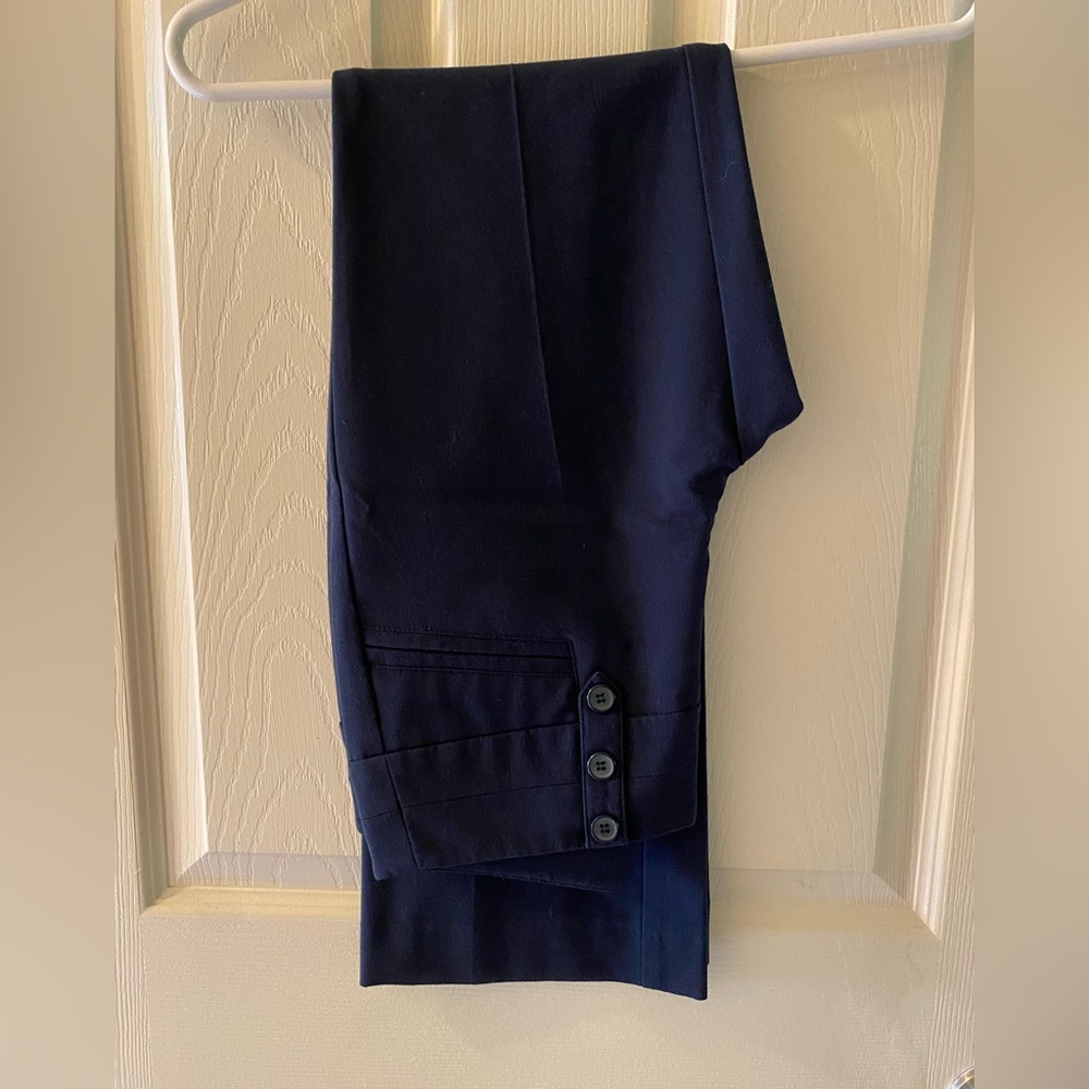 Joe Benbasset Dark Navy Tailored Trousers